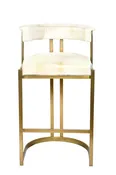 1023BAR/GD/GREY Barstool