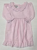 Blue Trim Pink Gown