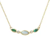 Aurora Emerald Necklace
