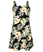 A-Line Short Hawaiian Dress Back Cutout Luau Legend