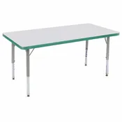 482448LO Virco 24×48 Adjustable Classroom Table