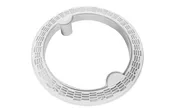 White Round Unblockable Complete Ring Drain with Sump 20"