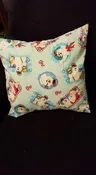 Snowman and Santa couch pillow cover