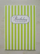 birthday calendar lime