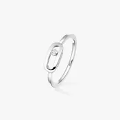 0.01ctw White Gold Diamond Fashion Ring