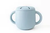 Babeehive Goods - Silicone Snack Cup with Lid: Duck Egg Blue