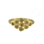 A Tribezel Cluster Ring