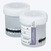 3 Ounce Sterile Urine Specimen Container    W/ Temp Strip Box/300