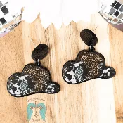 Laredo Ranchettes Cowgirl Hat Earrings
