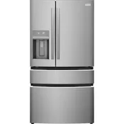 Frigidaire GRMC2273CF 21.5 Cu. Ft. French Door Refrigerator with Counter-depth Design and Four-door Configuration – Smudge-Proof Stainless Steel
