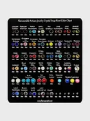 120 Crystal birthstone snap rivets (10 of each mth) – 1 pkg