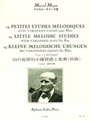 24 Little Melodic Sudies with Variations (Easy) for Flute -  Marcel Moÿse