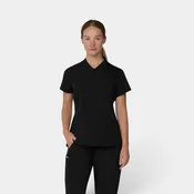 2 Pocket 1/4 Zip Scrub Top with Collar | T103