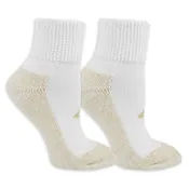 Copper Sole Women's Non-binding Ankle Socks 2-Pack