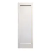 28 Inch Single Panel Shaker Style Interior Door – Primed Pine