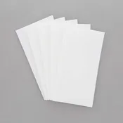 12" x 16" Premium White Airlaid Napkin, Linen Like, 1/6 Fold [500 pcs]
