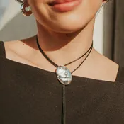 Azzú - Echo Bolo Necklace (Silver)