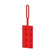 LEGO® 2x4 Silicone Bag Tag - Red (52002)