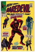 Daredevil 27 (1967) F with Spider-Man appearance [BB15-9016]