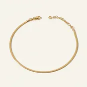 2mm Herringbone Anklet