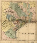 Map of Texas 1840