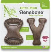 Benebone Tiny Bacon Flavor Dog Chew Toy, 2 ct.
