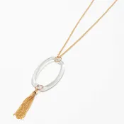Boutique Long Tassel Necklace