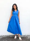 Aegean Blue Maxi Dress