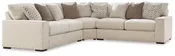 Abberson - 3-Piece Sectional - Oatmeal