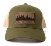 Leather Patch Snapback – Classic YUPOONG