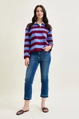 Amy Vintage Wash Kick Flare With Released Hem