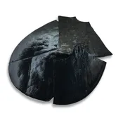 3/16" Thin Cut Tortillas - Black