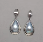 Earrings Tahitian pearls