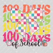 100 Days of School Ready-to-Press DTF Transfer | SAT00096