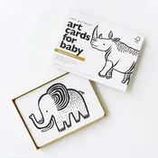 Art Cards for Baby - Safari Animals - Infant Flash Cards
