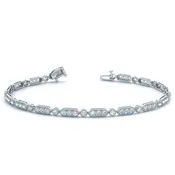 14k Milgrain Stackable Bracelet