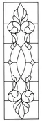 0-19b Custom Stained Glass Window Film