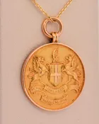 Antique “London Football Association” Gold Soccer Medallion