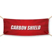 Carbon Shield 1.5' x 3' Starburst Banner