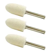 1/4" Felt Polishing Bobs: 3 Pack