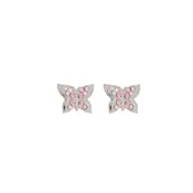 Butterfly Earrings in "Flamingo" *Custom*