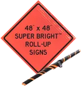 48″ Roll-Up Super Bright™ Reflective