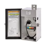 150W Heavy-Duty Stainless Steel Multi-Tap Low Voltage Transformer for Landscape Lighting