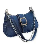 CHYNA DENIM SHOULDER BAG