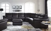 B757 Brivido Reclining Sectional by Natuzzi