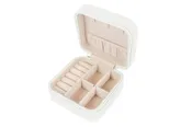 White Jewelry Storage/Travel Case