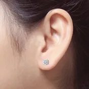 .75 Total Weight Diamond Stud Earrings — Santisi & Bove