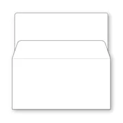 7-3/4 Bangtail Envelope – 24# White Wove
