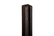 102 Inch Dark Brown 5 x 5 Inch End Post for Simulated Stone Fence Systems