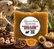 Hands and Heels Super Scrub Goat Milk Soap